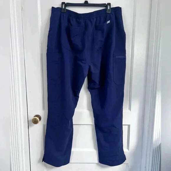 Figs Yola Skinny Scrub Pants in Navy - Picture 5 of 5